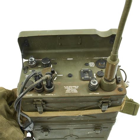 cloth or metal antennae box radio antique military|ww2 radios for sale.